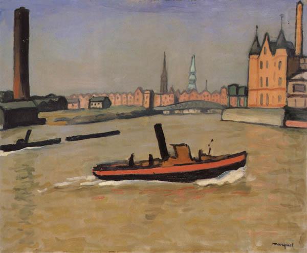 The Port of Hamburg, Marquet, Albert